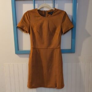 French Connection Tan Mini Dress